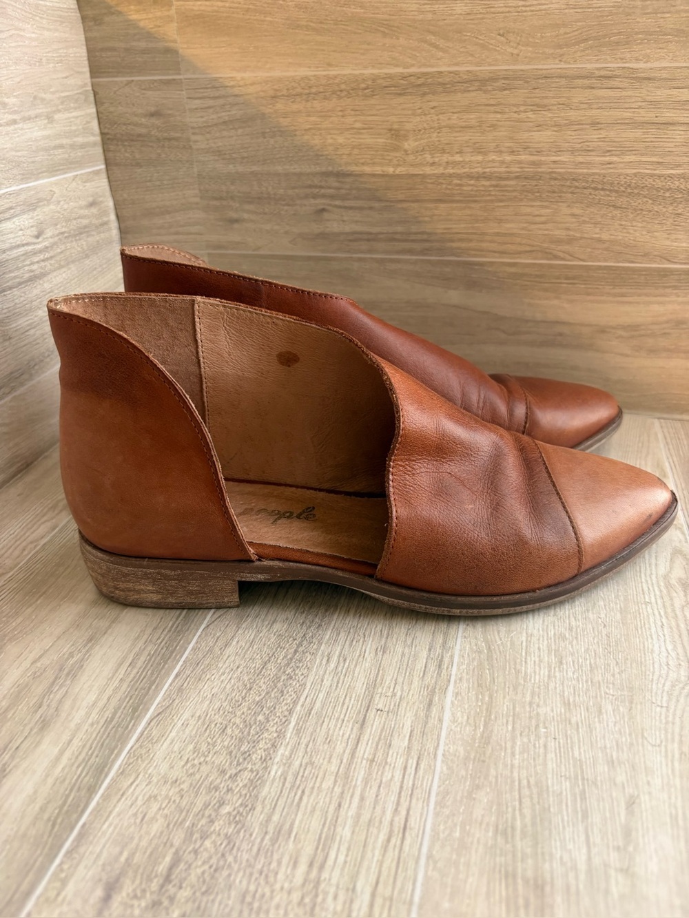 Free People Royale Flat Taupe Brown Size 6 / 36 - Picture 3 of 13